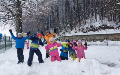 Zabava in veselje na snegu
